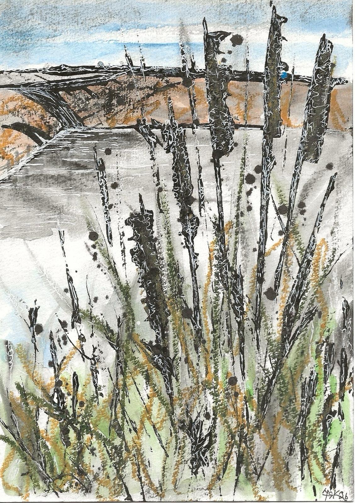 Across the water